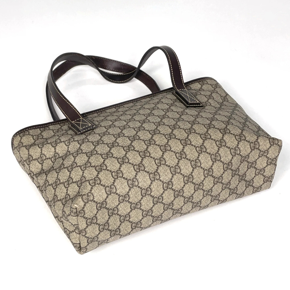 Gucci GG pattern tote bag, coated canvas, beige/brown, 211138, women's. - Picture 2 of 9